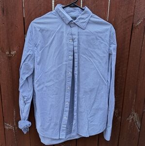 Bonobos Blue Casual Button Down Shirt - Medium - Slim Fit